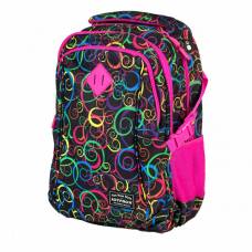 Рюкзак Joypack молодіжний HYPNOSE 3від 44*30*18см, чорно-рожевий