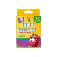Крейда кольорова CFS FRESH IDEAS квадратна 12шт.