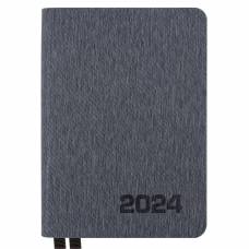 Діловий щоденник датований Leo Planner A6 CORSA м`який, т.сірий