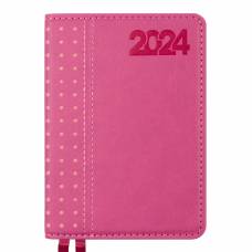 Діловий щоденник датований Leo Planner A6 DESTINY твердий, сливовий