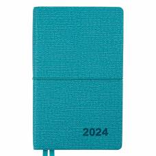 Діловий щоденник датований Leo Planner 12*20см GLORY інтегральний, бірюзовий