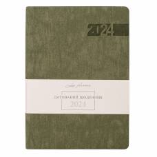 Діловий щоденник датований Leo Planner A5 BOSS м`який, хакі