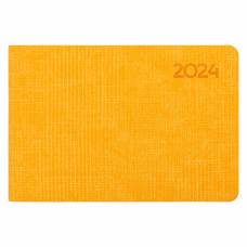 Діловий щоденник датований Leo Planner 10*15см AMBASSADOR м'який, жовтий