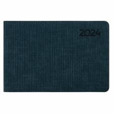 Діловий щоденник датований Leo Planner 10*15см AMBASSADOR м'який, синій