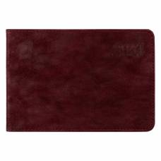 Діловий щоденник датований Leo Planner 10*15см CASE м'який, бургунді