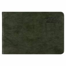 Діловий щоденник датований Leo Planner 10*15см CASE м'який, хакі