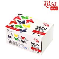 Фарби акрилові Rosa TALENTглянцевий, 9кол. 20мл.