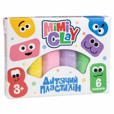 пластиліновий набір Strateg MIMI CLAY 6 кол. великий
