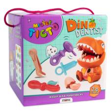 пластилінове тісто Strateg МІСТЕР ТІСТО DINO DENTIST пластилінове тісто Strateg МІСТЕР ТІСТО DINO DENTIST