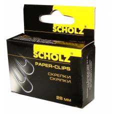 Скріпки Scholz 28мм прямі 100шт