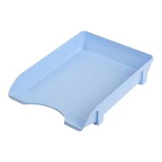 Лоток горизонтальний Buromax PASTEL, непрозорий блакитний