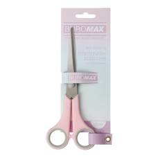 Ножиці Buromax PASTEL гумові ручки 170мм, рожеві Ножиці Buromax PASTEL гумові ручки 170мм, рожеві