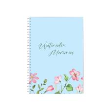 Зошит офісний Optima A5 WATERCOLOR MEMORIES-2 80л. спіральний, картон. обкл. Зошит офісний Optima A5 WATERCOLOR MEMORIES-2 80л. спіральний, картон. обкл.