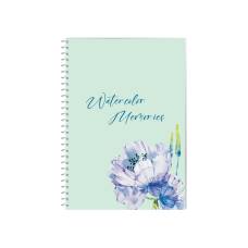 Зошит офісний Optima A5 WATERCOLOR MEMORIES-4 80л. спіральний, картон. обкл. Зошит офісний Optima A5 WATERCOLOR MEMORIES-4 80л. спіральний, картон. обкл.