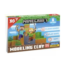 Пластилін Yes MINECRAFT 160гр. 8кол.