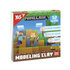 Пластилін Yes MINECRAFT 240гр. 12кол.