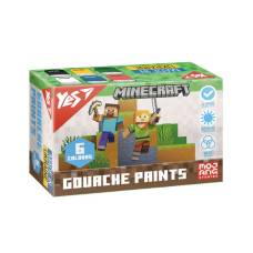 Фарби гуашеві Yes MINECRAFT 6кол. 20мл Фарби гуашеві Yes MINECRAFT 6кол. 20мл