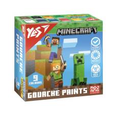 Фарби гуашеві Yes MINECRAFT 9кол. 20мл Фарби гуашеві Yes MINECRAFT 9кол. 20мл