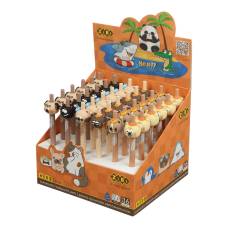 Ручка дитяча Zibi KIDS LINE автоматична EMOJI ANIMALS 0.5 мм.