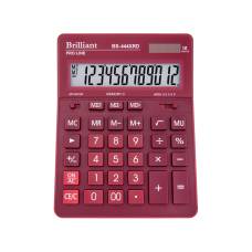 Калькулятор бухгалтерський Brilliant BS-444XRD 12р. (155*203мм) (аналог Citizen 888) червоний