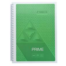 Зошит офісний Бюромакс PRIME А4, 96л спіраль, картонна обкладинка, салатовий Зошит офісний Бюромакс PRIME А4, 96л спіраль, картонна обкладинка, салатовий