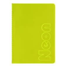 Зошит офісний Buromax А5 NEON 80арк зшита, обкладинка PVC , жовта