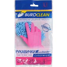 Рукавички господарські гумові Buroclean СУПЕРМІЦНІ EUROSTANDART (розмір L)* Рукавички господарські гумові Buroclean СУПЕРМІЦНІ EUROSTANDART (розмір L)*