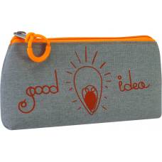 Пенали Cool For School плаский на 1 відділення на блискавці 21*5*5см IDEA, сірий Пенали Cool For School плаский на 1 відділення на блискавці 21*5*5см IDEA, сірий