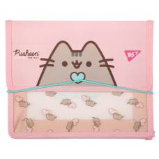 Папка шкільна для зошитів Yes пластикова на ризинці B5 PUSHEEN Папка шкільна для зошитів Yes пластикова на ризинці B5 PUSHEEN