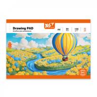Альбом для малювання YES ORANGE LINE 20л 100г/м з перфорацією