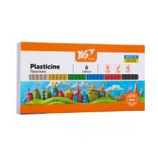 Пластилін Yes ORANGE LINE 120гр. 6кол.