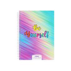 Зошит офісний Maxi A5 80л ANIME, пластик. обкл, BE YOURSELF