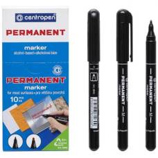 Маркер перманентний PERMANENT тонкий 1мм, чорний (аналог CENTROPEN 2846)