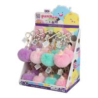 Брелки та стрічки Zibi POM POM ANGEL PET, хутро