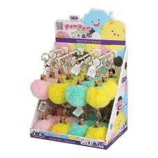 Брелки та стрічки Zibi POM POM CAPYBARA, хутро Брелки та стрічки Zibi POM POM CAPYBARA, хутро