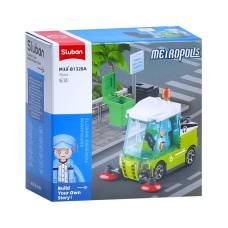 Sluban M38-B1328A МІСЬКА СЕРІЯ: ПРИБИРАЛЬНА МАШИНА (75 дет.)