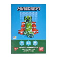 Кольоровий картон Yes MINECRAFT А4, 10л. двосторонній