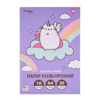 Кольоровий папір Yes PUSHEEN  А4, 20л. односторонній