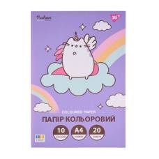 Кольоровий папір Yes PUSHEEN  А4, 20л. односторонній