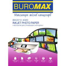 Фотопапір BUROMAX, глянцевий 180g, A3*20 (УПАК)