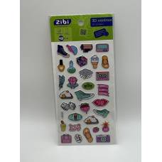 Наліпки Zibi 3D, 18 см. БЛАКИТНИЙ МІКС ДЛЯ ДІВЧАТ Наліпки Zibi 3D, 18 см. БЛАКИТНИЙ МІКС ДЛЯ ДІВЧАТ