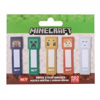 Стікери закладки паперові Yes MINECRAFT 55*15мм 5кол.*20л.