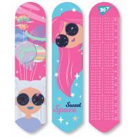пластикові Yes 2D SPACE GIRL 19*4.5см.