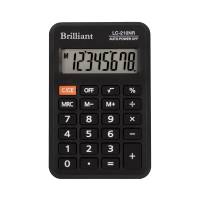 Калькулятор кишеньковий Brilliant LC-210NR 8р. (62*98мм)