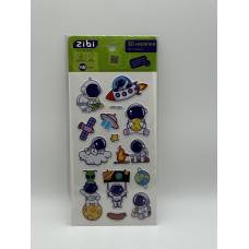 Наліпки Zibi 3D, 18 см. БЛАКИТНИЙ КОСМОС Наліпки Zibi 3D, 18 см. БЛАКИТНИЙ КОСМОС
