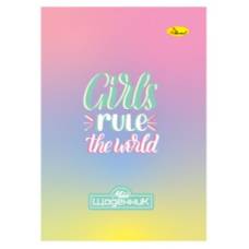 Щоденник шкільний Апельсин B5 м'яка обкладинка, GIRLS RULE THE WORLD Щоденник шкільний Апельсин B5 м'яка обкладинка, GIRLS RULE THE WORLD