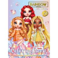 Розмальовка Ідейка зі стікерами RAINBOW HIGH: BRIGHT CRYSTALS