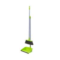 Інструменти для прибирання .комплект Buroclean совок з гумкою + мітла, 84 см