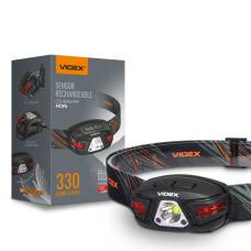 Ліхтарик налобний світлодіодний ліхтарик Videx VLF-H015 330Lm 5000K