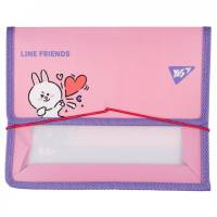 Папка шкільна для зошитів Yes пластикова на резинці B5 LINE FRIENDS
